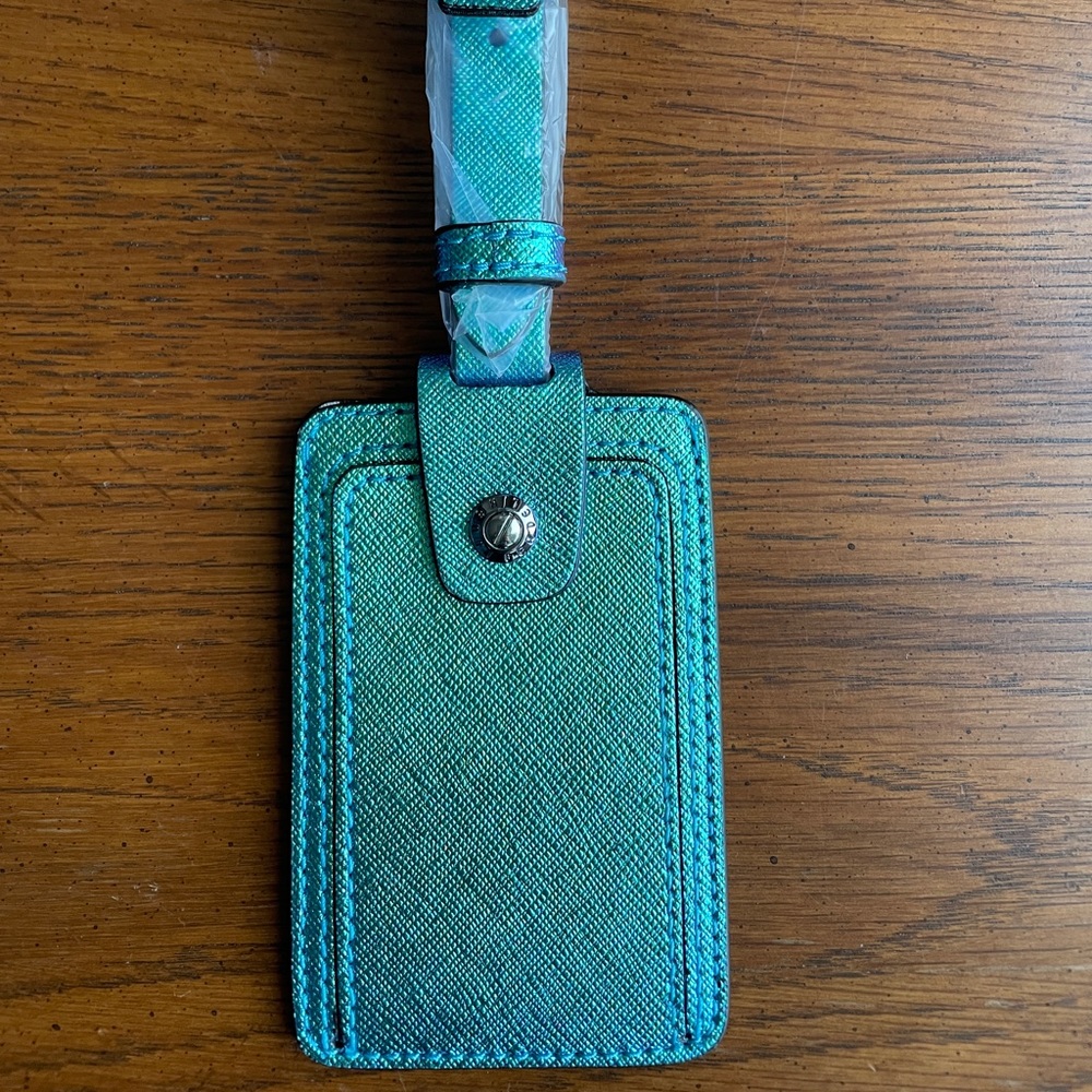 Henri Bendel Luggage Tag Galactic Petrol - NWOT